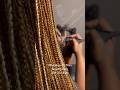 Micro braid locs installation ￼#microlocs #braidlocs