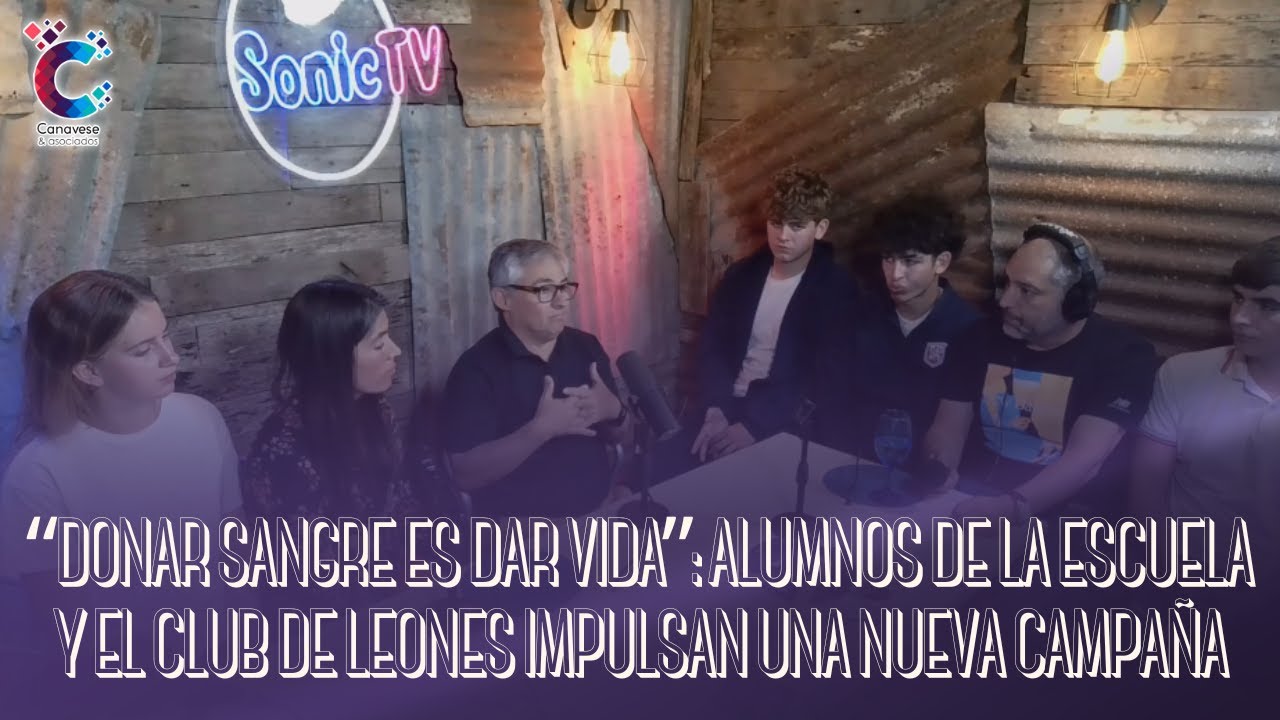 “Donar sangre es dar vida”: alumnos de la Escuela y el Club de Leones impulsan una nueva campaña