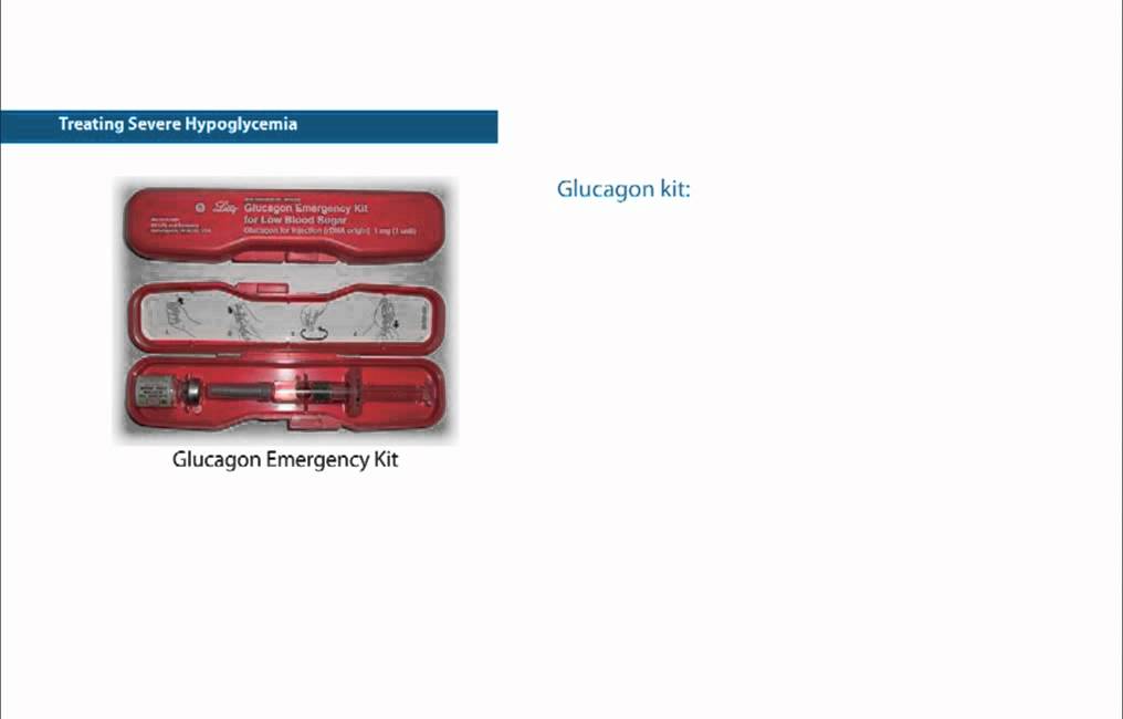 Treating Severe Hypoglycemia With Glucagon Youtube