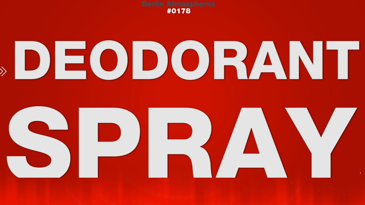 SOUND EFFECT Deo Spray Soundeffekt barulho Deodorant sprayen