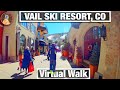 Vail Village Winter Walking Tour - Walking Trails for Treadmill - 4K City Walks Virtual Walk