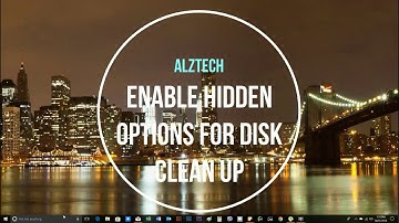 Hidden Options for Disk Cleanup