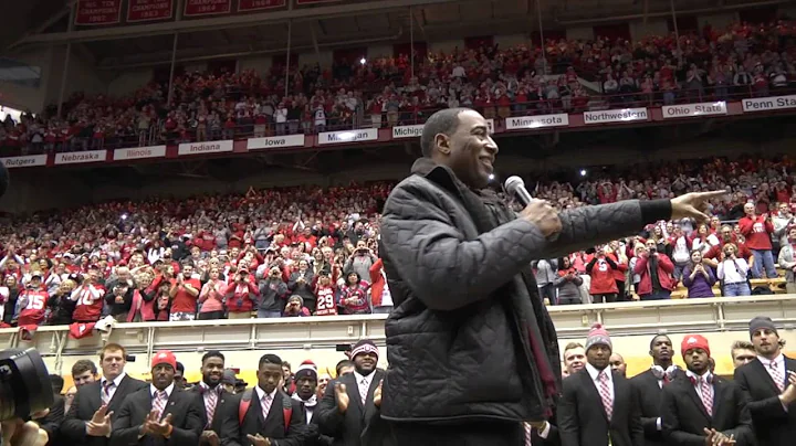 Cris Carter, Heuerman call to defeat Michigan