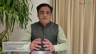 Dr. Ashwath Narayan, sharing his best wishes on the occasion of HCCBs 25th anniversary!