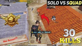 Dont Come in Front of Pubglite Player🥵🔥30 Kills Solo vs Squad Gameplay Pubg mobile bgmi