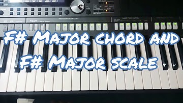 F sharp major chord and F sharp major scale explained in detail by Kevin Thomas...