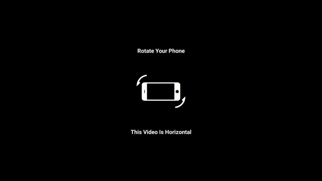 Rotate your phone this video is horizontal Rotasi layar hp mentahan 