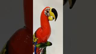 Большой попугай Ара Муранское стекло. Серия Парадайз. Италия. 33,5 см