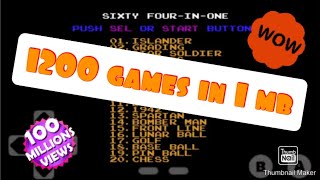 1200 games in 1 mb HOW TO DOWNLOAD VIDEO screenshot 3