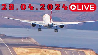 LIVE AIRBUS A330 ACTION From Madeira Airport 28.04.2024