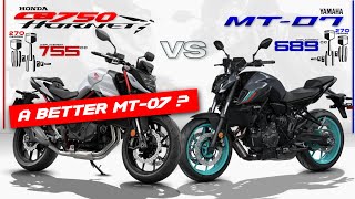 2023 Honda CB750 Hornet vs Yamaha MT-07 ┃  Did Honda Make a Better MT-07?