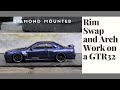 Nissan Skyline GTR32 Suspension and Arch Mods