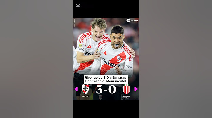 River Plate 3-0 Barracas Central | Apertura
