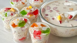 Creamy Fruit Cocktail Sago Recipe | Chilled Sabudana Dessert | Summer Special