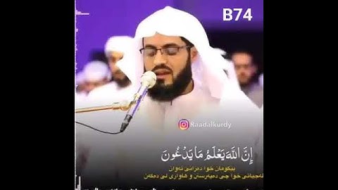 القارئ الشيخ رعد محمد الكردي ( ما تيسر من سورة العنكبوت )