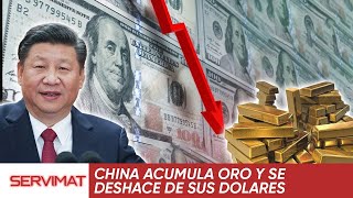 CHINA SE DESHACE DE SUS DÓLARES Y ACUMULA ORO