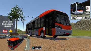 Proton Bus Simulator 2020 (by MEP) Gameplay v234 video 7. MIBRTS_V1 taking (Route 1TP)