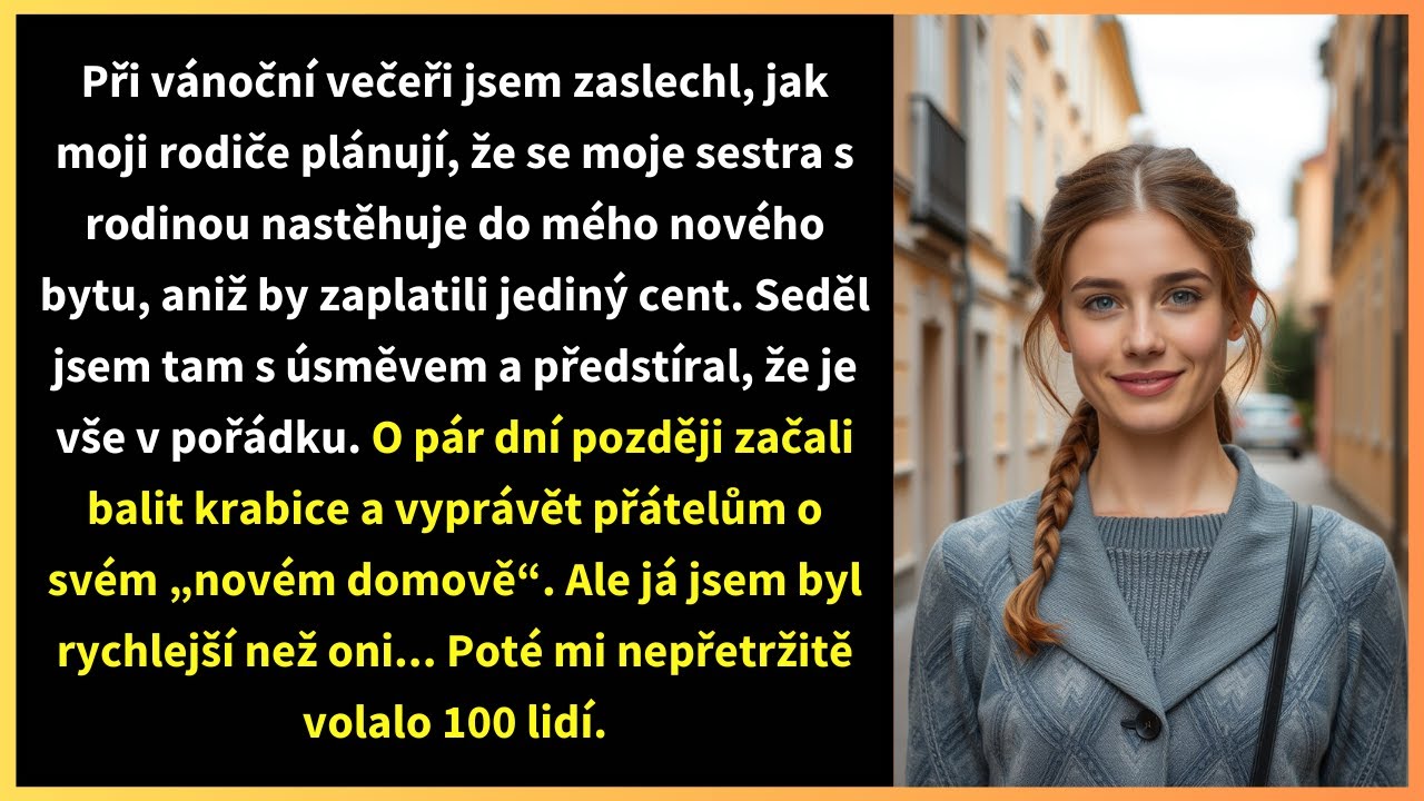 Sedm let jsem šetřila na vysněný byt. Když jsem konečně držela klíče v ruce, cítila jsem, že všechny ty oběti měly smysl. Na Štědrý den jsem ale u rodinného stolu zaslechla šepot, který mi...