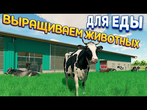 Видео: ВЫРАЩИВАЕМ ЖИВОТНЫХ ( Farming Simulator 22 )