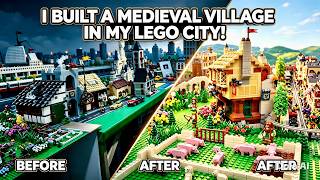 LEGO Room Update | MASSIVE Medieval Village!