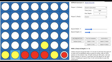 Connect 4 Bot using Minimax and Alpha-Beta Pruning