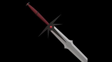 Speed Modeling a 2 handed Low Poly Sword in Blender 2.9