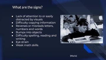 Visual Processing Disorder