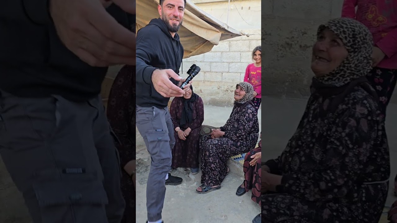 اجتمعوا عليي ختايرة المخيم كلهن😍 وعلقنا ببعضنا قبل هالمغرب 😅