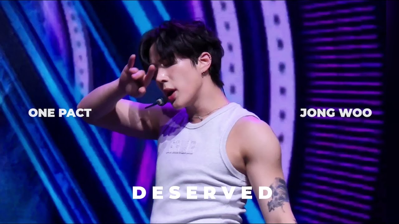 250601 ONE PACT(원팩트) 종우 'DESERVED' 직캠｜Bangkok concert