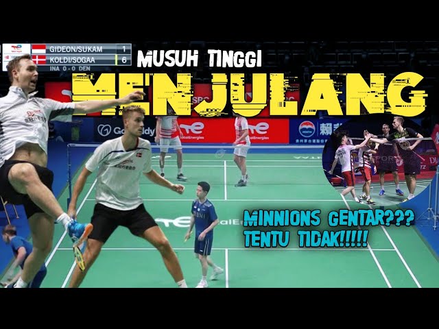 MINNIONS KALAH DIAWAL???KEVIN SANJAYA/M.F GIDEON vs KOLDING/SOGAARD || AKSI MINNIONS MENGCOMEBACK|| class=