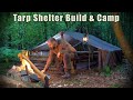Bushcraft Overnighter - Tarp Shelter build