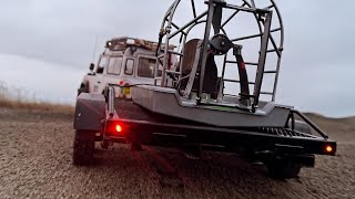 RC 1:10 Defender 90 followed by Airboat / Part 1