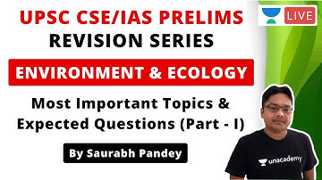 Environment and Ecology Revision Series - 1| UPSC CSE 2020 | Saurabh Pandey