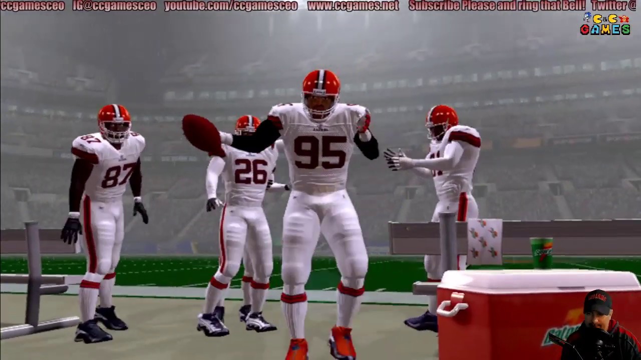 NFL 2K5 Updated rosters week 8 Browns - YouTube