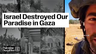 Israel Destroys Gazas Most Beautiful Garden