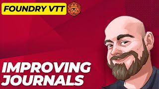 Improving your Foundry VTT Journals