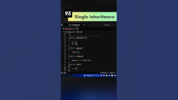 Single Inheritance: Public |Code Leos#shorts#coding#programming#cpp