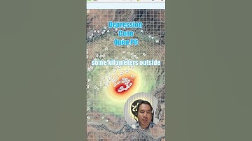 Depression Cone of an Open Pit