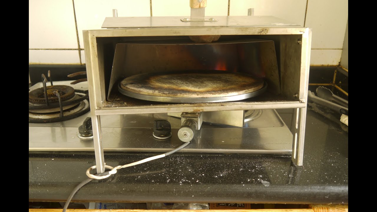 Portable Pizza Oven on Gas Stove, UUNI OONi Koda Hack, Motor Driven