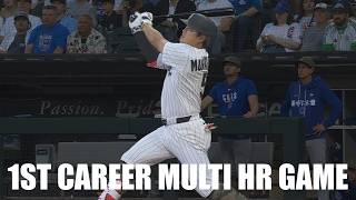 Munetaka Murakami Homers Twice vs Cubs for His First Career Multi Homer Game!