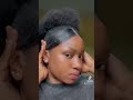 I tried the clawclip trend on my short natural 4c hair #shorts #naturalhairstyles #clawclip #hair