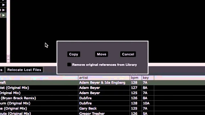How to quickly copy a crate and all its tracks to another drive