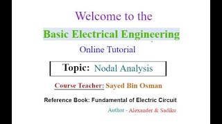 SBO - Basic Electrical Engineering - Nodal Analysis - Part 1