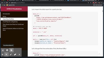 COVID-19 Visualizations: Part 1