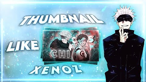 how to make thumbnail like @XenozEdit  in alight motion - ZYROX