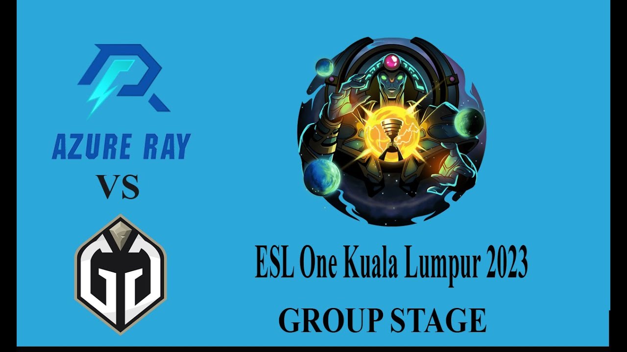 GG vs AZURE RAY - TOP 1 OF GROUP - ESL ONE KUALA LUMPUR 2023 Dota 2 Highlights