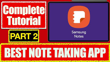 How To Use Samsung Notes For Study on Samsung Tab S9 Fe (PART 2) Complete Tutorial By Pandit Project