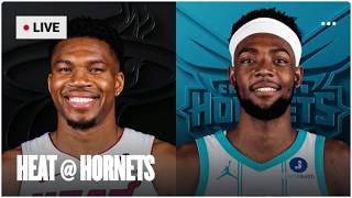 Miami Heat vs Charlotte Hornets NBA PLay by Play Live Score