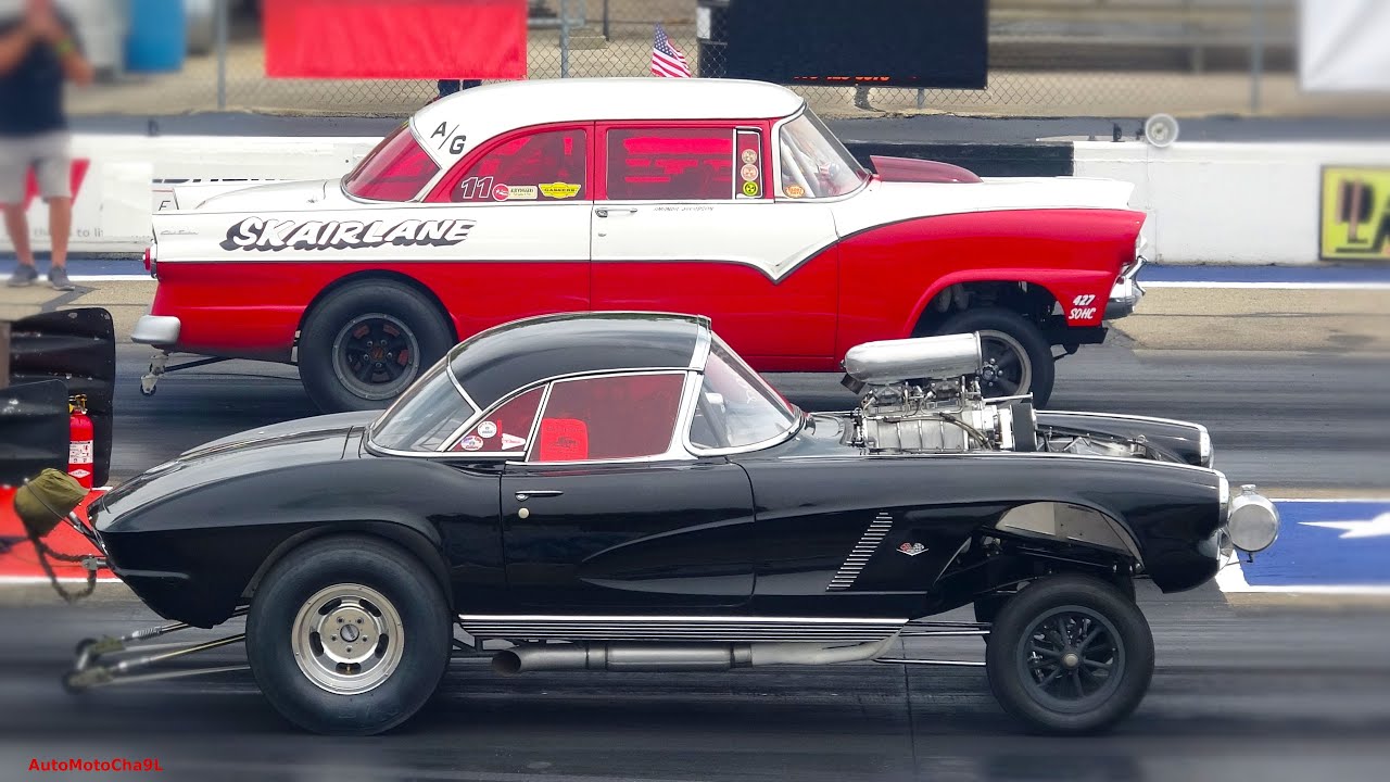 The Most Exciting Drag Race Back In The Day Hot Rods Gassers Vintage