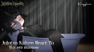 ˚˖𓍢ִ໋ Jujutsu Kaisen React To Higuruma & Yuji ⊹ Credits on description ⊹ kreyyluvv.ᐟ.ᐟ